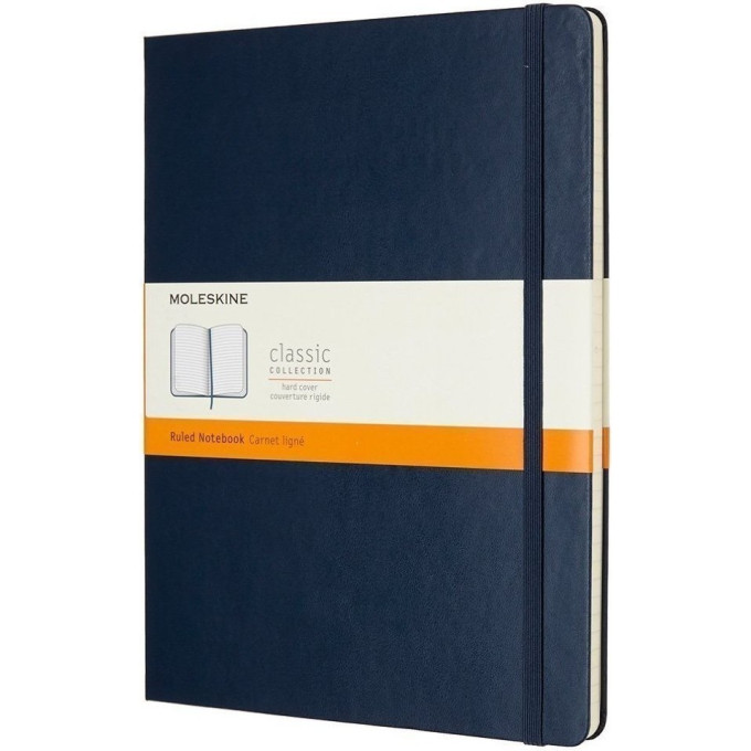 Блокнот MOLESKINE Classic Medium, в линейку, сапфировый синий QP050B20
